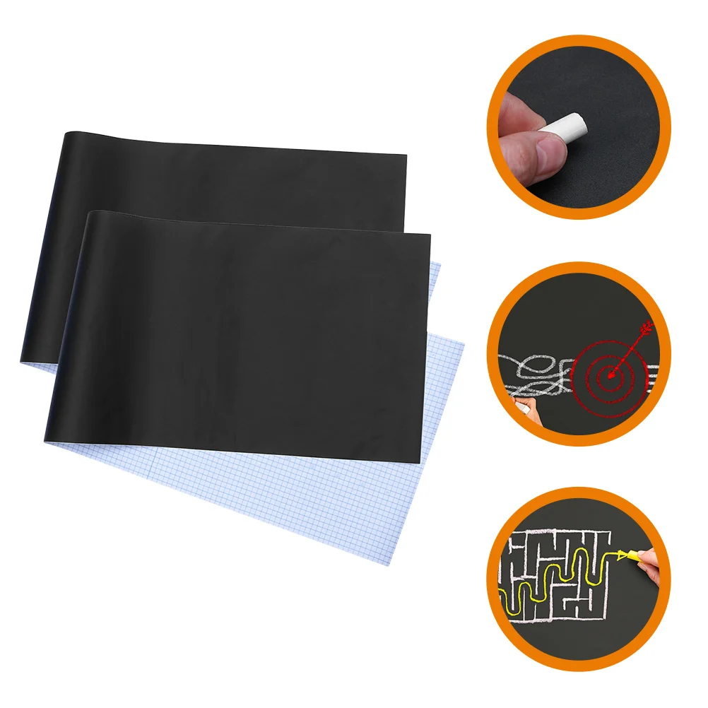 Chalkboard Wall Sticker Whiteboard Dry Erase Erasable Thicken for Classroom Office