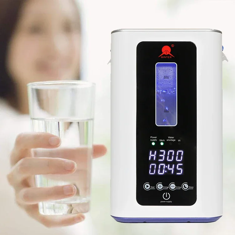 Portable Household PEM H2 Inhaler Gas Generation Equipment Molecular Hydrogen Inhalation Machine