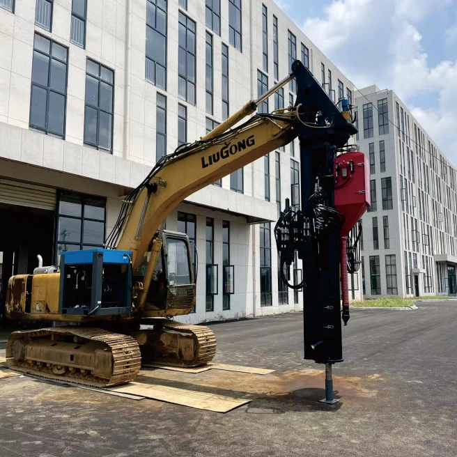 Versatile Excavator Hydraulic Attachment: Drilling and Fracturing Integrated Machine for Stone Splitting and Demolition