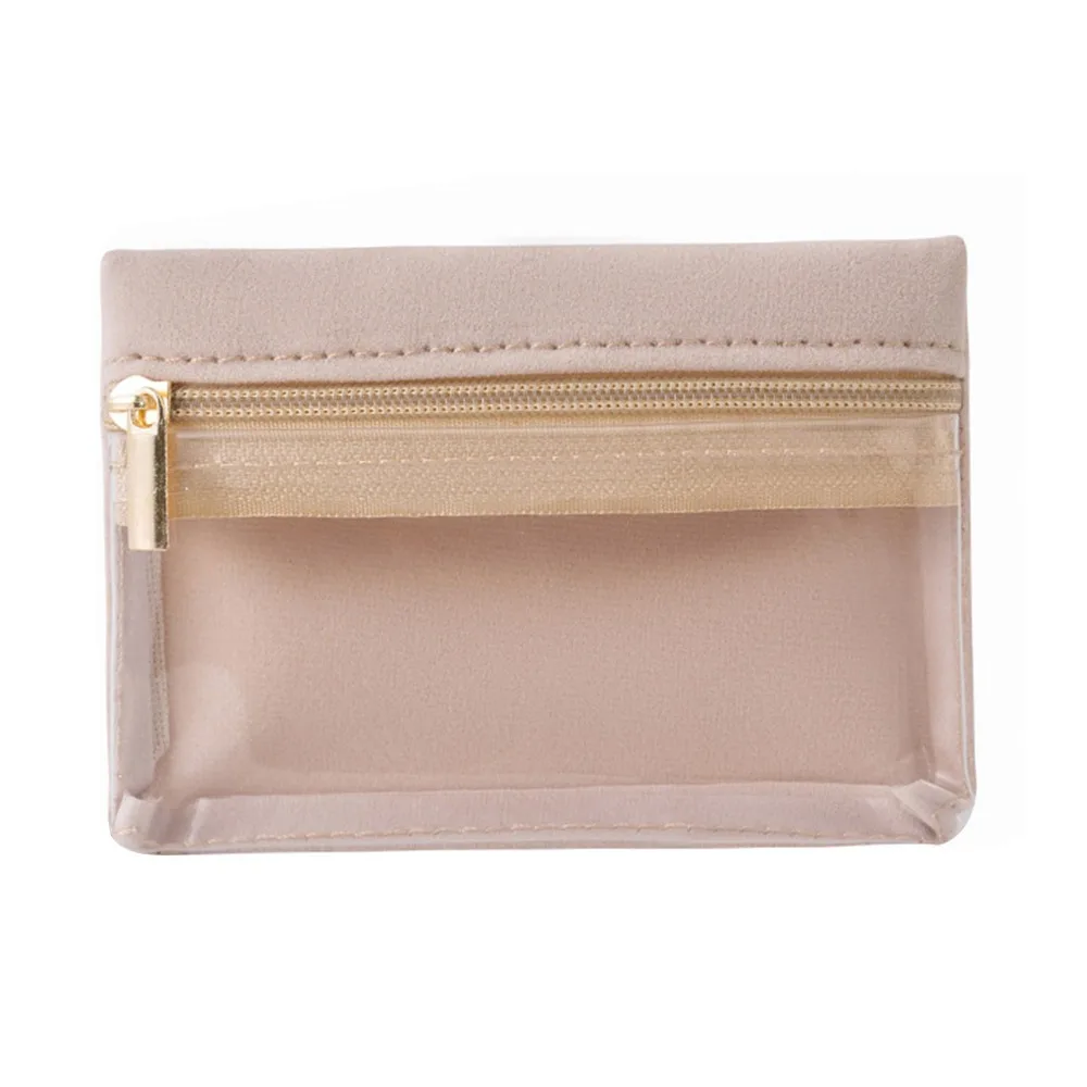 

Fashion with Zipper Jewelry Bag Transparent PVC Jewelry Organizer Velvet Storage Bag