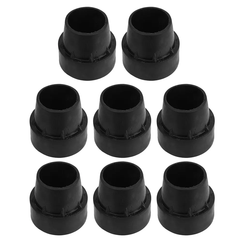8Pcs Trampoline Foot Pads Rubber Covers Anti Slip Leg Caps Shock Absorbing Replacement Parts for Safe Stable Jumping
