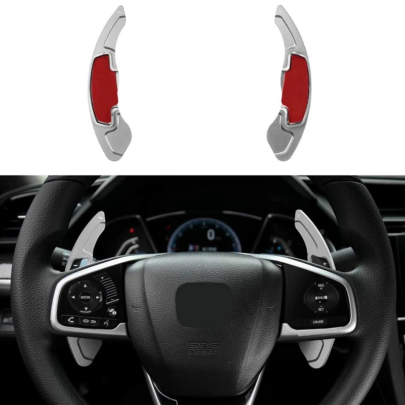 

For Honda 10Th Gen Civic Accord CR-V 2017 2018 2019 2020 Aluminium Alloy Shift Paddle Steering Wheel Shifter Paddles Extension