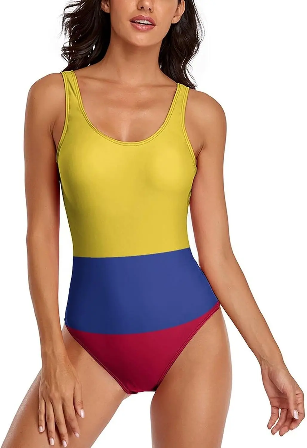

Luxy Trio Bikini Colombia Flag Bathing Suit Women's Swimwear Bikini Tummy Control Swimsuits