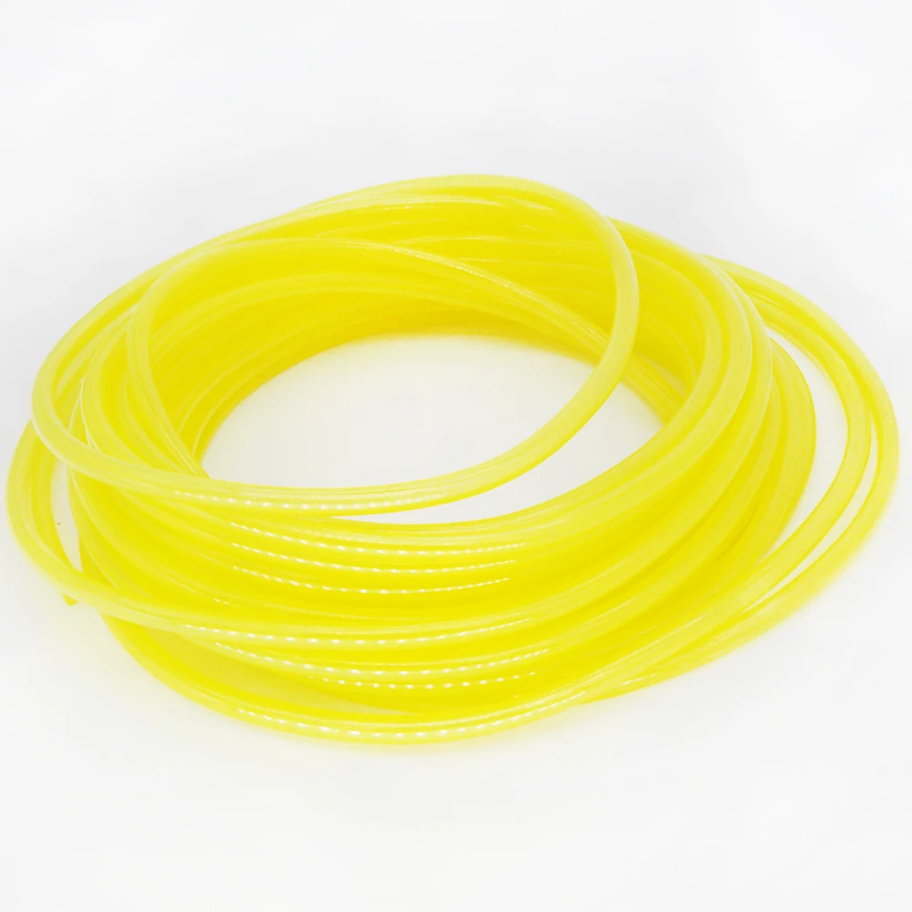 Yellow Oil Hose Pipe ID 3mm OD 5mm for Hydraulic Oil Gasoline Methanol DLE Engine Excavator  Model