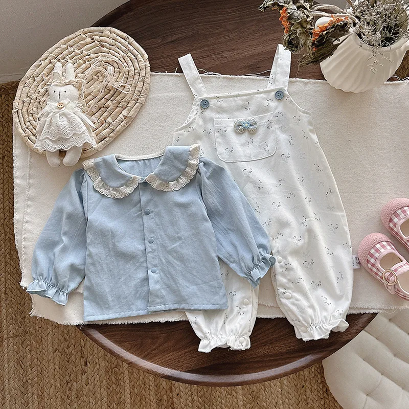 456 2PCS SETS Pretty Spring Autumn Style kids' Sets And Outfits For Cute Little Girls Clothes Girl Clothes Long Sleeve Pants 2