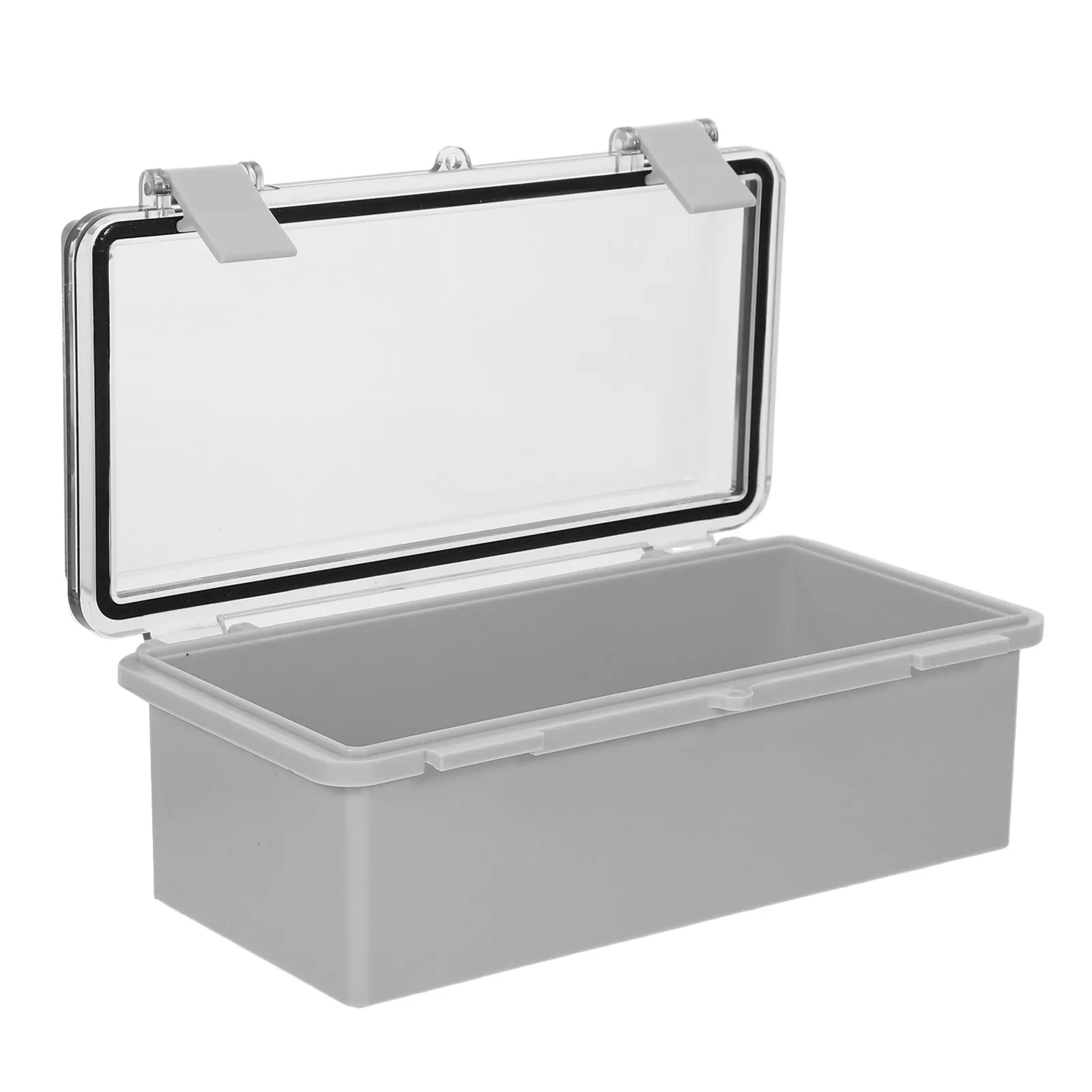 

Outdoor Waterproof Junction Box 19.9x9.9cm Weatherproof Electrical Enclosure Flip Cover Cable Management for Garden Lighting