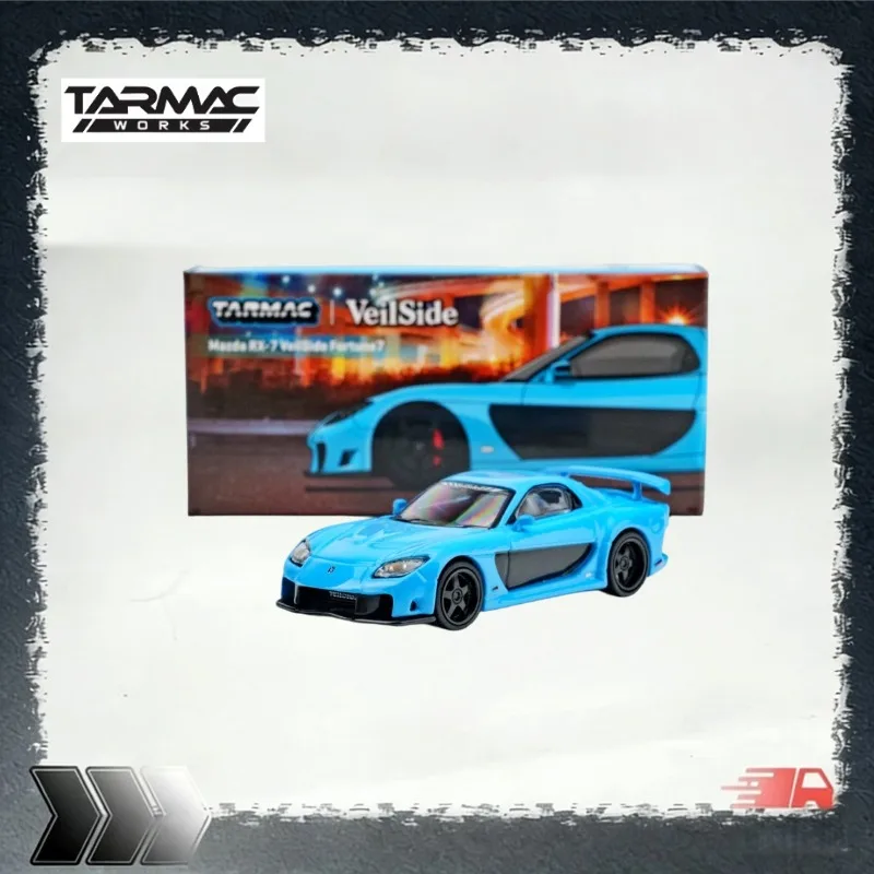 

TW 1:64 Mazda RX7 replica alloy car model, boys' festival gift toy, collectible piece and decoration item.