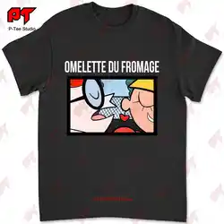 Dexters Lab Omelette Du Fromage T Shirt Laboratory Cartoon Network Nostalgia Funny Vintage JZ6L