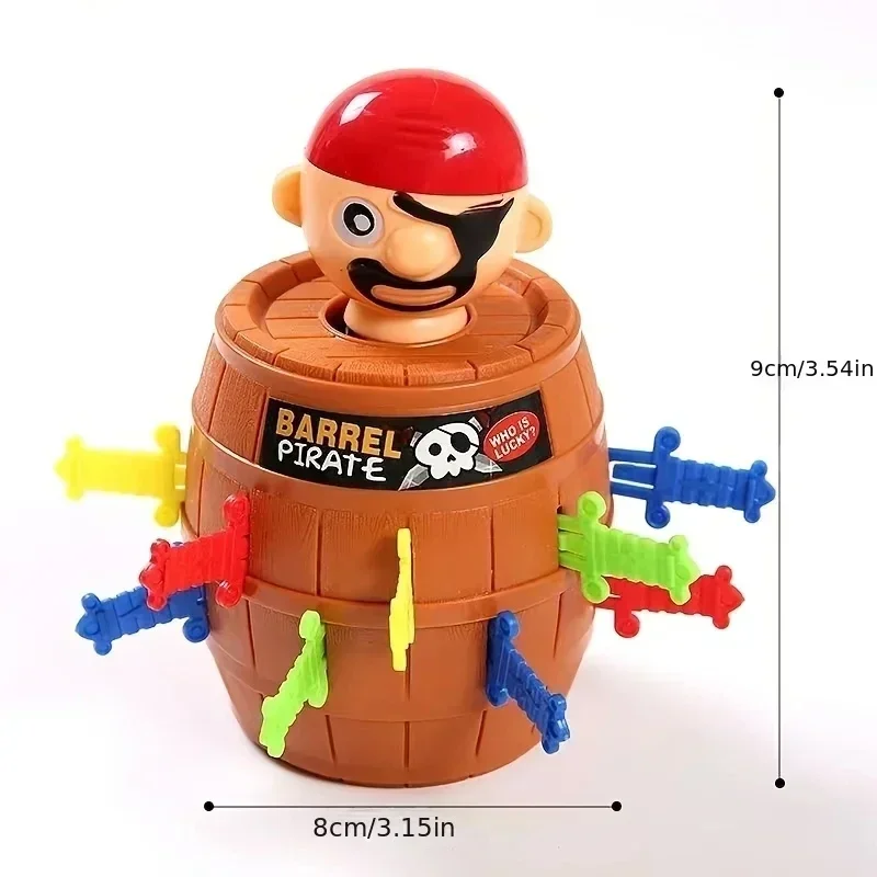 Funny Pirate Barrel Toys Lucky Game Jumping Pirates Bucket Sword Stab Tricky Toy Family Interactive Games For Child Kid Gift image 4