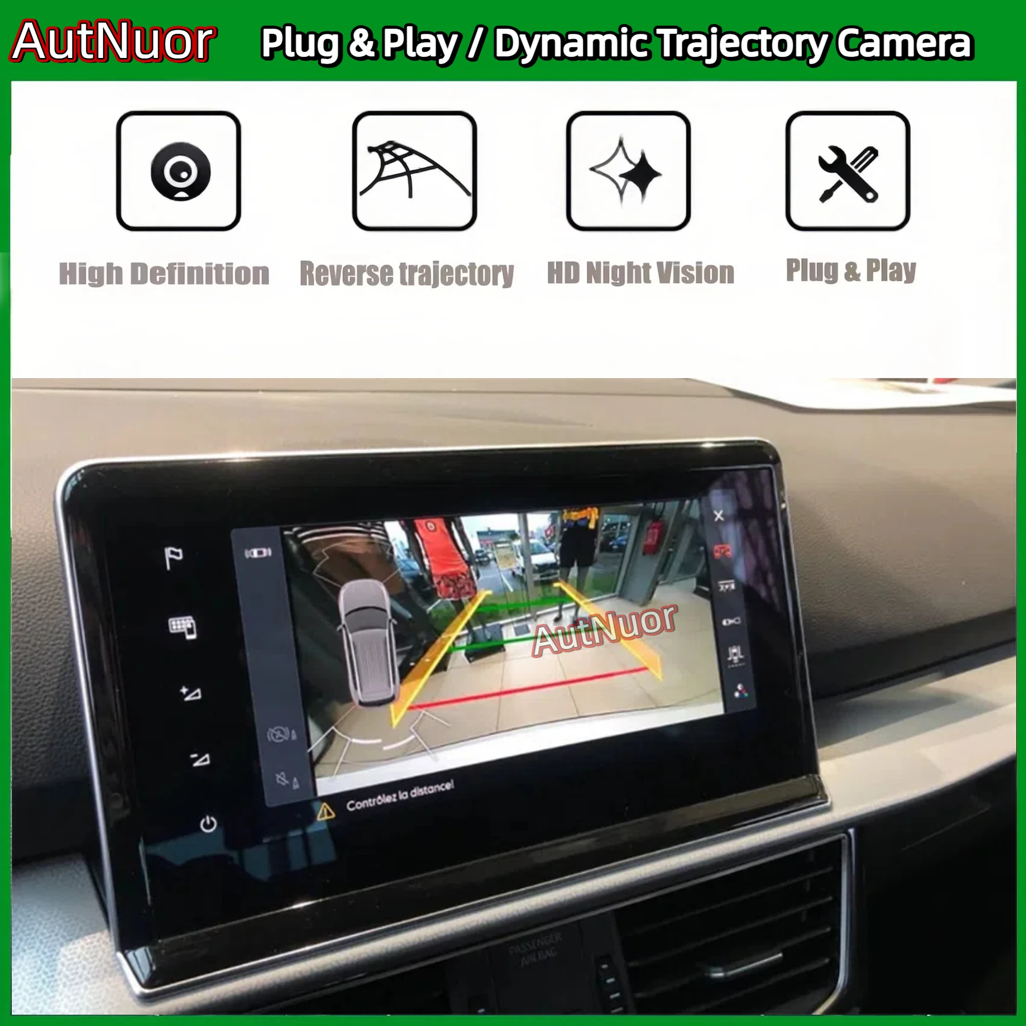 For Seat Tarraco 2018 ~ 2024 Car Trunk Handle Rear Backup Camera / Plug & Play Reverse Camera Canbus Adapter MIB