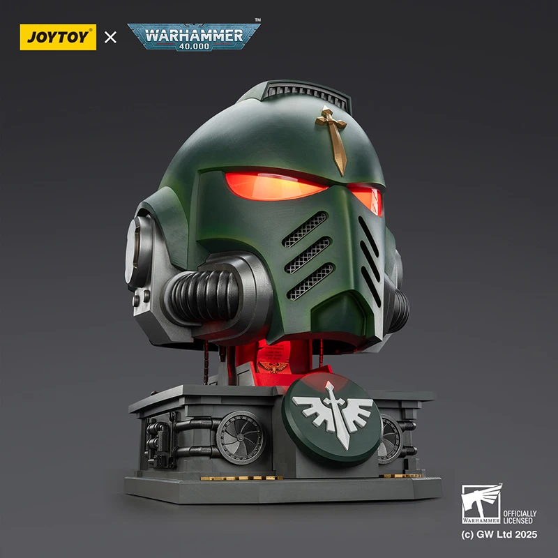 

JOYTOY 1/1 Action Figure Warhammer 40K Dark Angels MkX Helmet & Display Stand Realistic Wearable Helmet Desktop Decorat Model