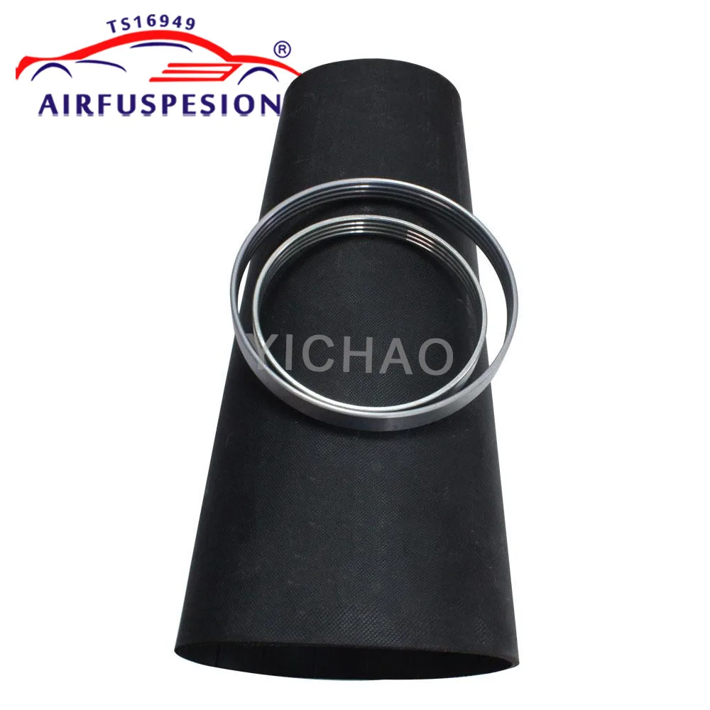 Front Air Suspension Shock Rubber Sleeve+Crimping Rings For Mercedes Benz ML GL Glass W164 X164 1643206013 1643204313 1643204613