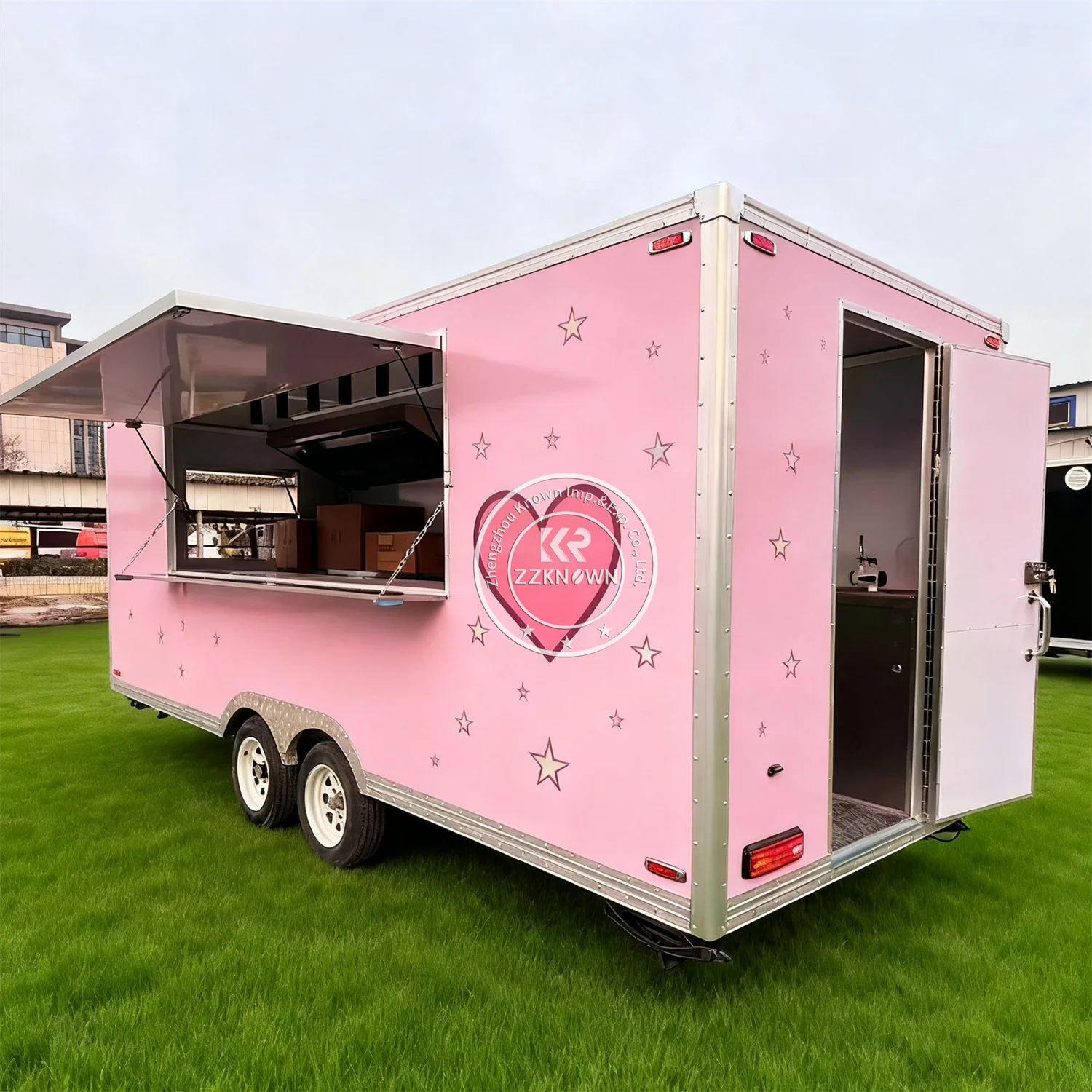 

Customized Concession Mobile Food Truck Outdoor Hot Dog Food Trailer Fully Equipped Mobile Catering Trailer For Sale