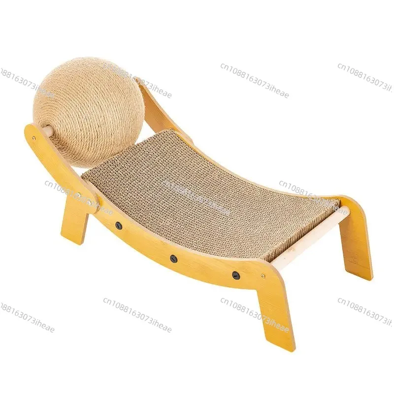 

Easy cat scratching column with casual bed cat climbing frame natural sisal handmade board cat scratching bed