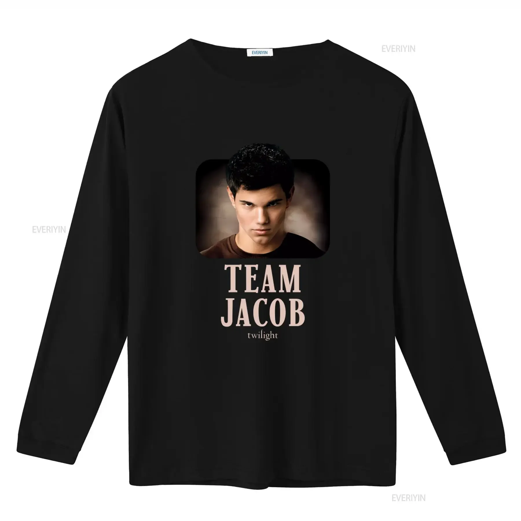 Team Jacob Twilight Womens T Shirt Movie Inspired Print Casual Wear vintage Washed designer clothes Soft homme Stylish