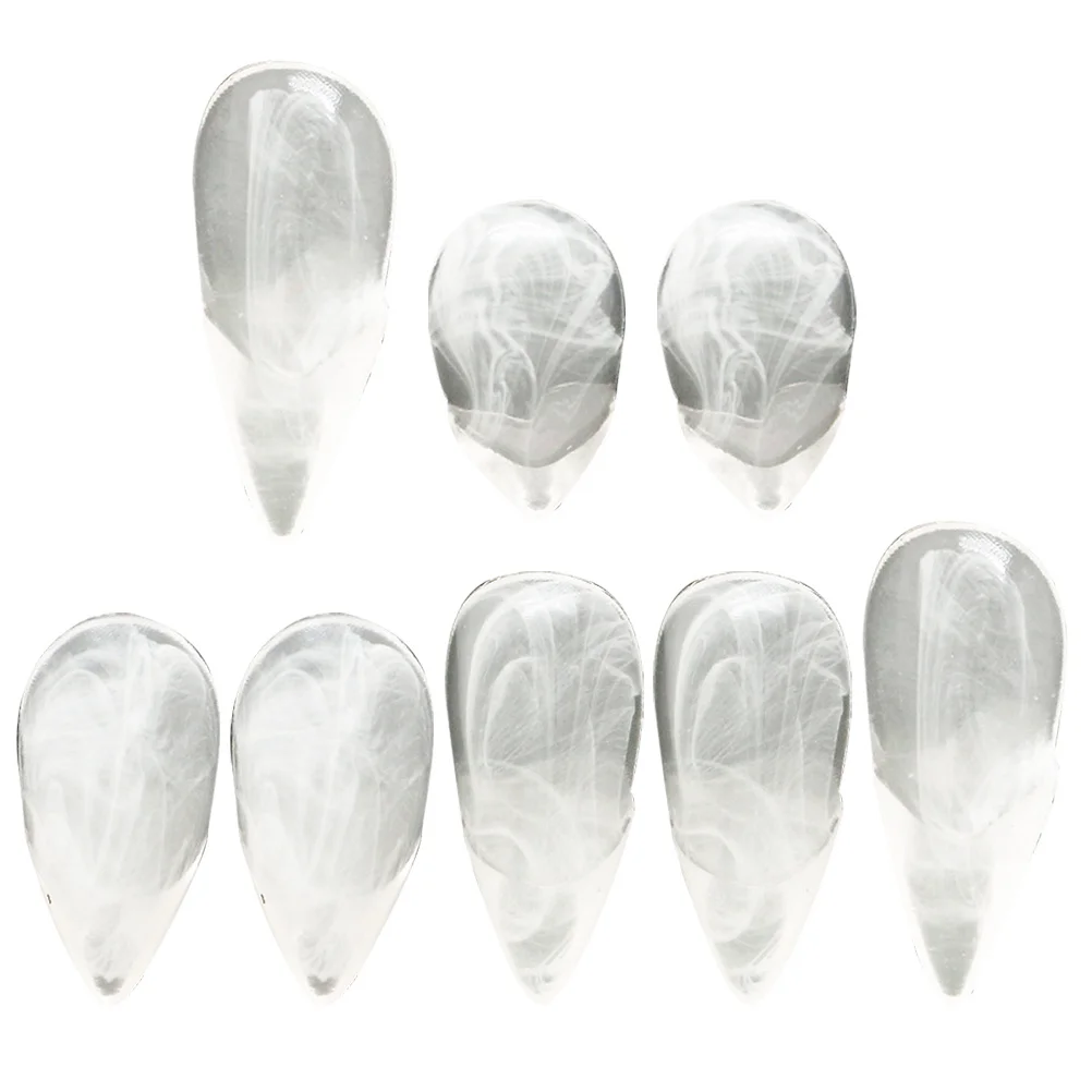 4Pairs الراتنج وهمية الأسنان تأثيري مصاص دماء الأنياب هالوين مخيف الدعائم حفلة تنكرية زي أطقم الأسنان وهمية