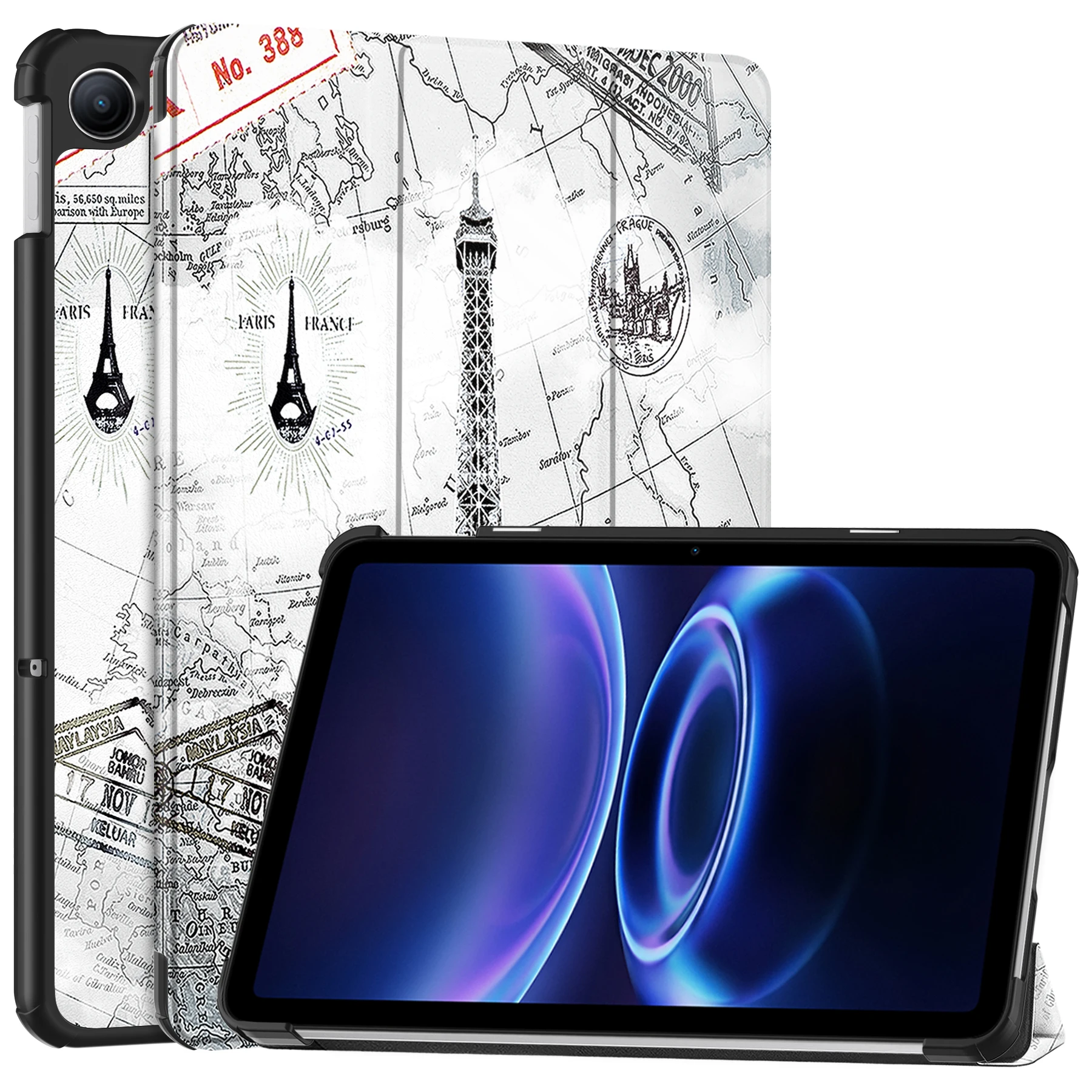 

PU Leather Case For Xiaomi Redmi Pad 2 11 Inch 2025 Redmi Pad 2 9.7Inch 2026 Pad 2 SE 9.7 Inch Tri-fold Caster Hard Shell Cover
