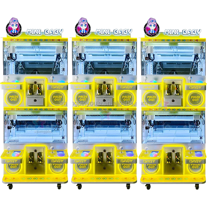 

4-х игроков, игрушечный захват с монетоприемником, многопользовательский игровой автомат с когтями для развлекательной машины