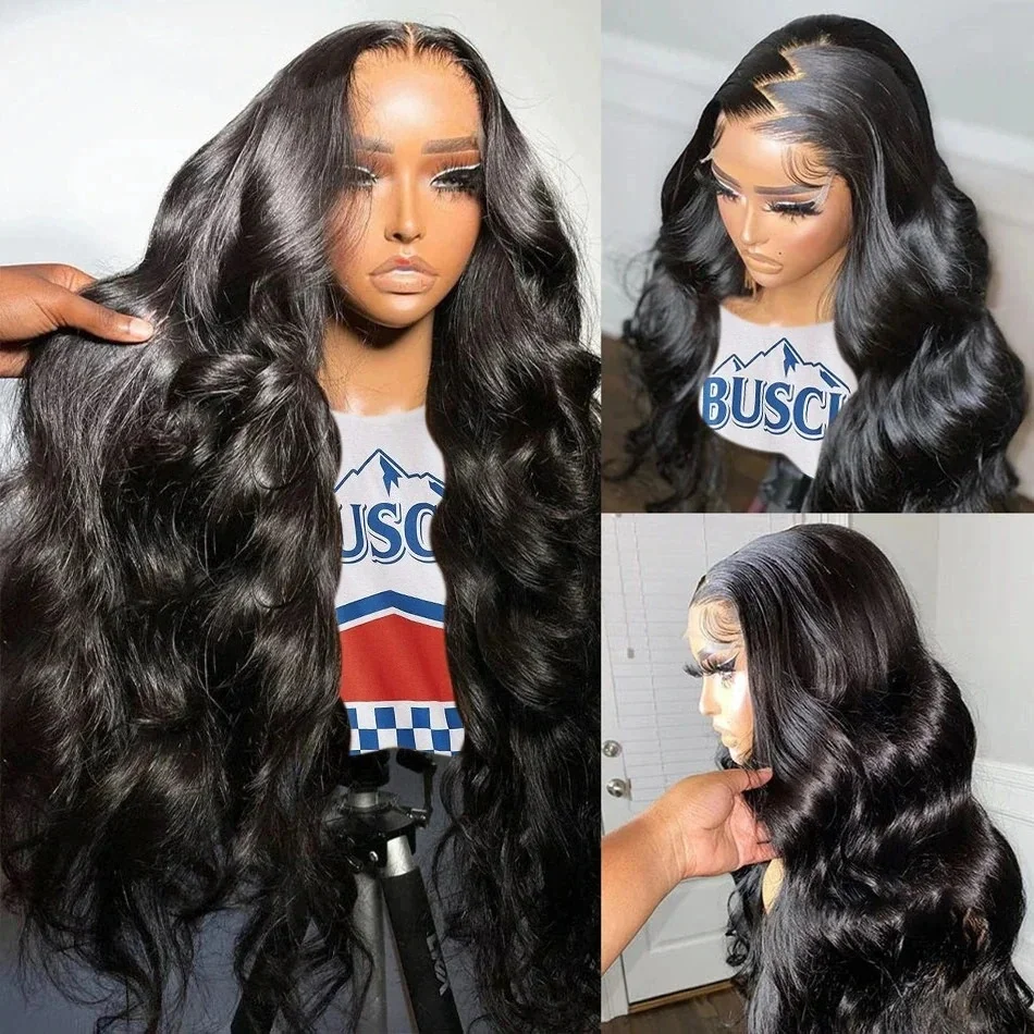 HD Transparent 13x6 Body Wave Lace Front Wigs Human Hair wig Brazilian 30 38 40 inch Wig 13x4 Lace Frontal Wigs For Black Women