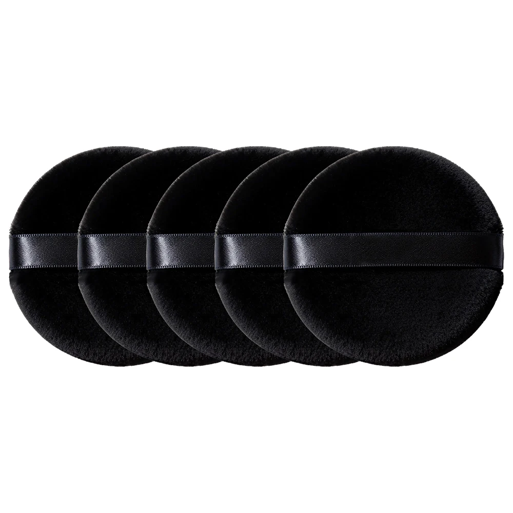 Ensemble d'éponges à maquillage en poudre 5-10 pièces Douces confortables Lavables pour fond de teint en poudre Crème Rouge à lèvres Outil de maquillage rond pour les yeux