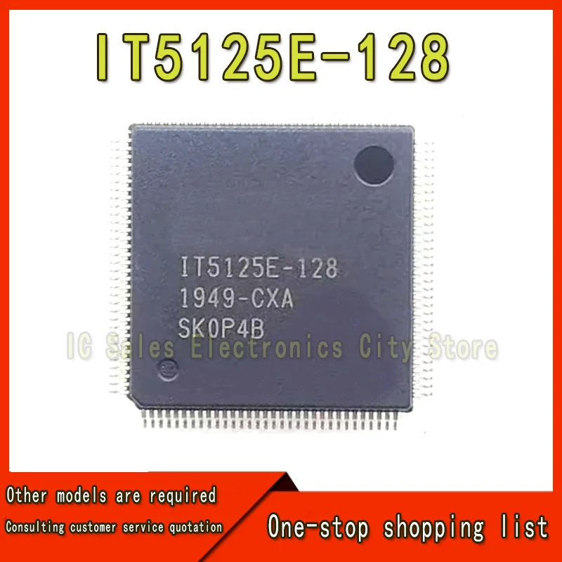 (1piece)100% New IT5125E-128 CXA QFP-128 Chipset