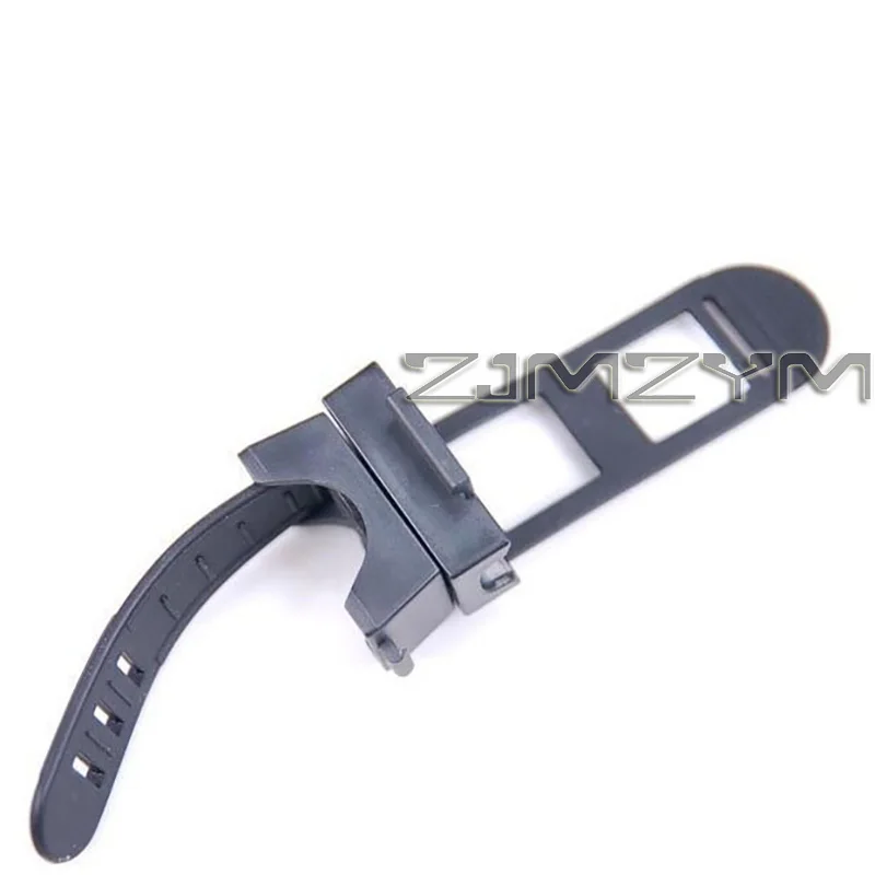 Soporte de linterna ajustable para manillar de bicicleta, abrazadera de montaje de luz, de goma suave