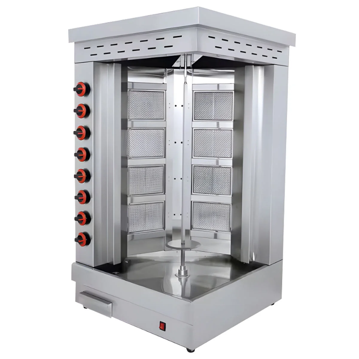 Vertical Grill 8 Burner Head  Rotary Kebab Machine,  Turkey Grill
