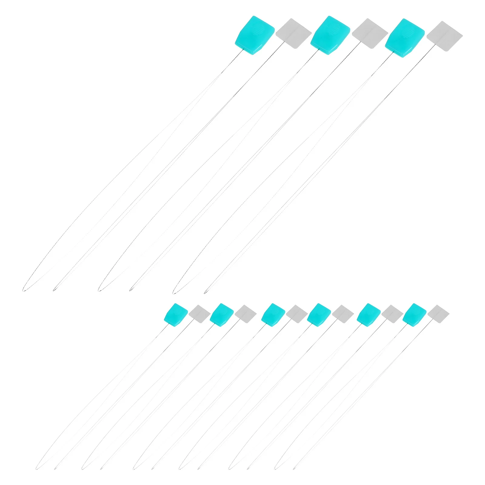 

20Pcs Long Punch Needle Threader Embroidery Threading Tool for Cross Stitch DIY Sewing Crafting Accessories Needle Threaders