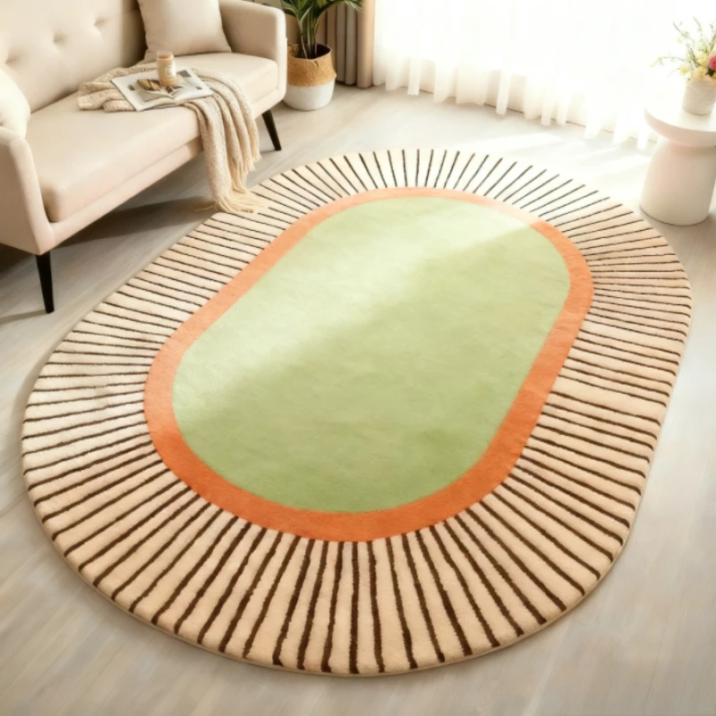 Oval Plush Line Rug 4