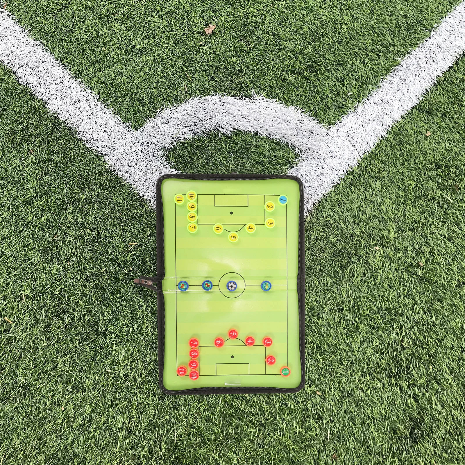 Football Soccer Magnetic Board Coaching Strategy Kit Smooth Surface Lightweight User Friendly Gift Idea