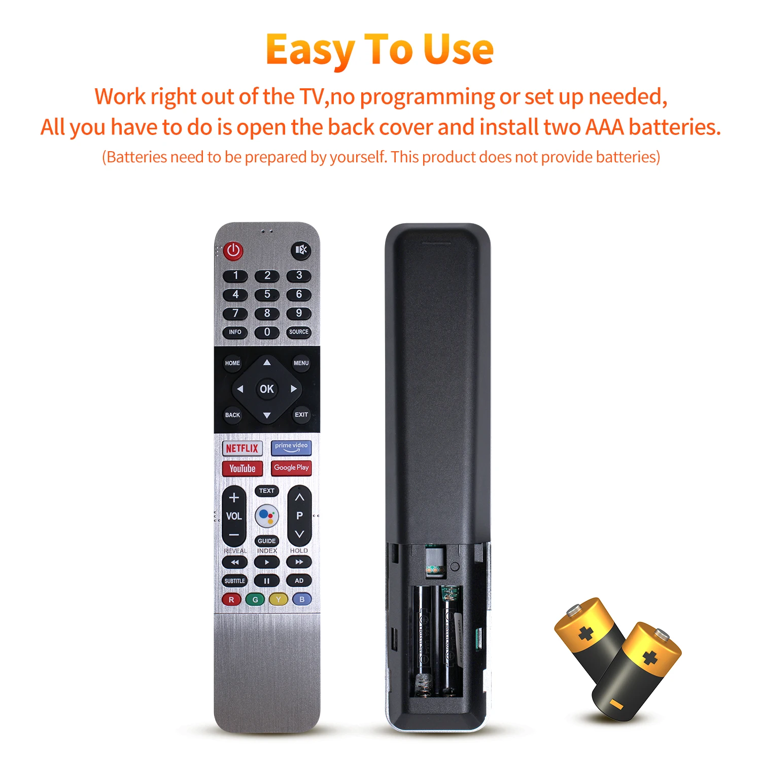 New Replacement Remote Suitable for Skyworth Smart LED Remote Control 43U20 for Smart TV