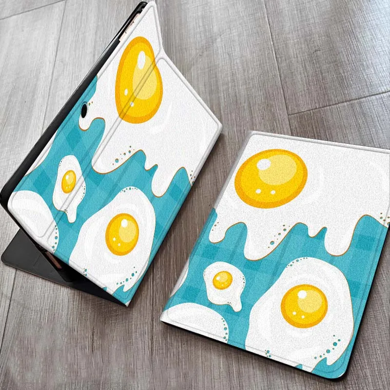 

Interesting Snack Fried Egg For OPPO Realme Pad 3 11 2 4 Pro Air Neo SE X 11 11.61 11.4 12.1 13.2 Inch Tablet Case