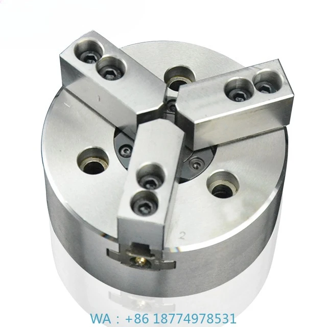 Chuck 3 Jaw Hollow Hydraulic Heavy Duty Drill ChuckPower Chuck 5 Inch Through-hole