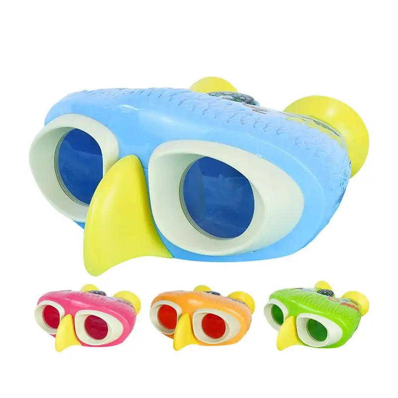 Kids Binoculars Binoculars For Kids Owl Shape Binoculars Toys 525 High-Resolution Binoculars Includes Compass & Lanyard For Age