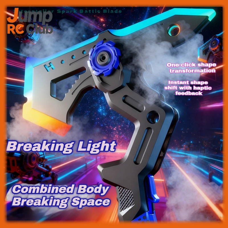 Brinquedo de Espada Laser e Machadinha 2 em 1 para Crianças, Modo Duplo, Espada Sombra, Machadinha com Luz e Efeito de Flash, Presente para Meninos para Brincadeiras ao Ar Livre