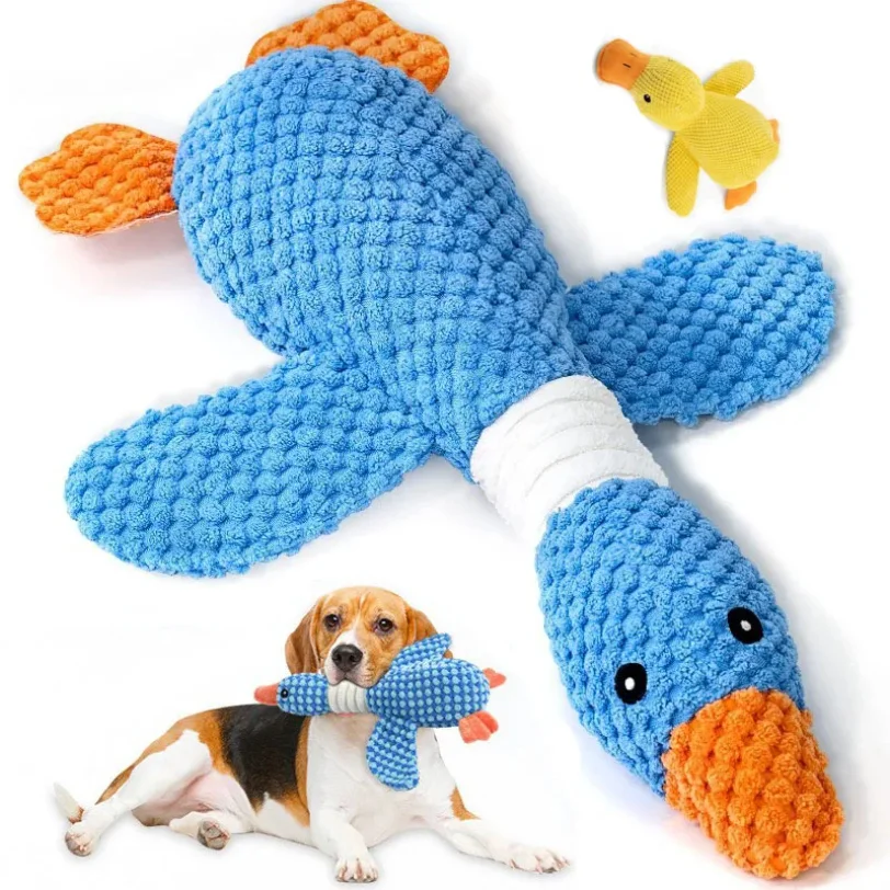 

New Indestructible Cat Dog Toys for Aggressive Chewers Cats Dogs,Chew Squeak Toy Cats Dogs Interactive Plush Doll Pet Products