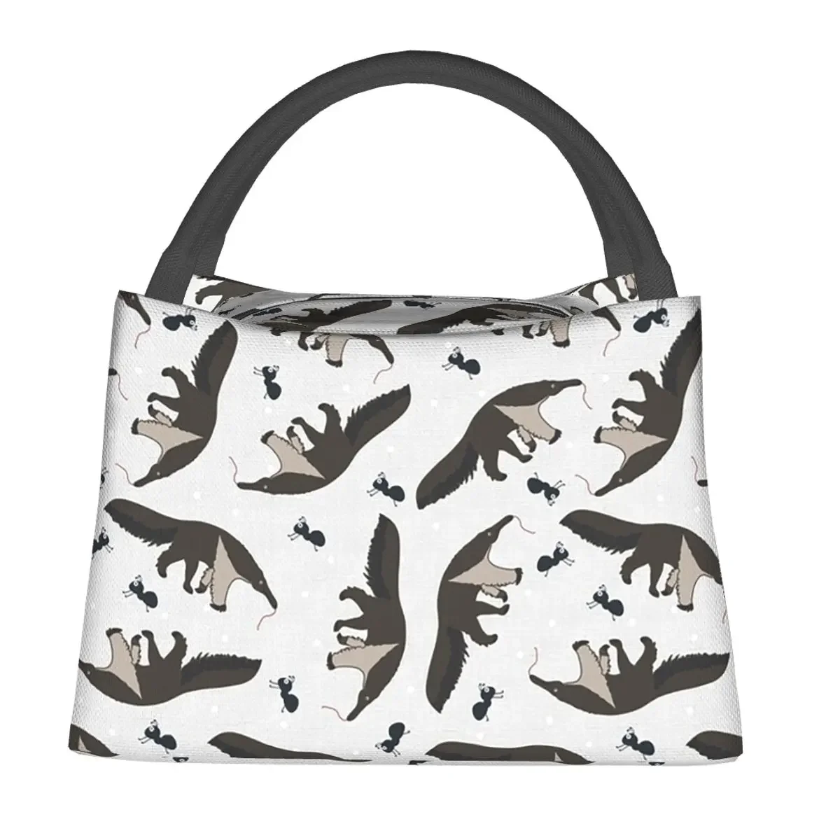 Anteaters gigantes y hormigas, bolsas para el almuerzo, caja Bento, bolsa impermeable, bolsas de Picnic, bolsa térmica más fresca para mujer, niños, escuela