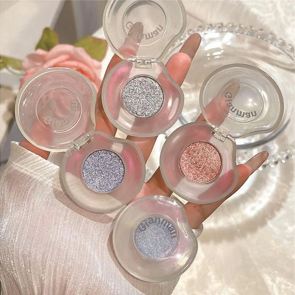 Blue Burst Flash Evidenzia ombretto viso schiarente Champagne disco alto coreano nuova ragazza cool ombretto unico evidenziatore 2025