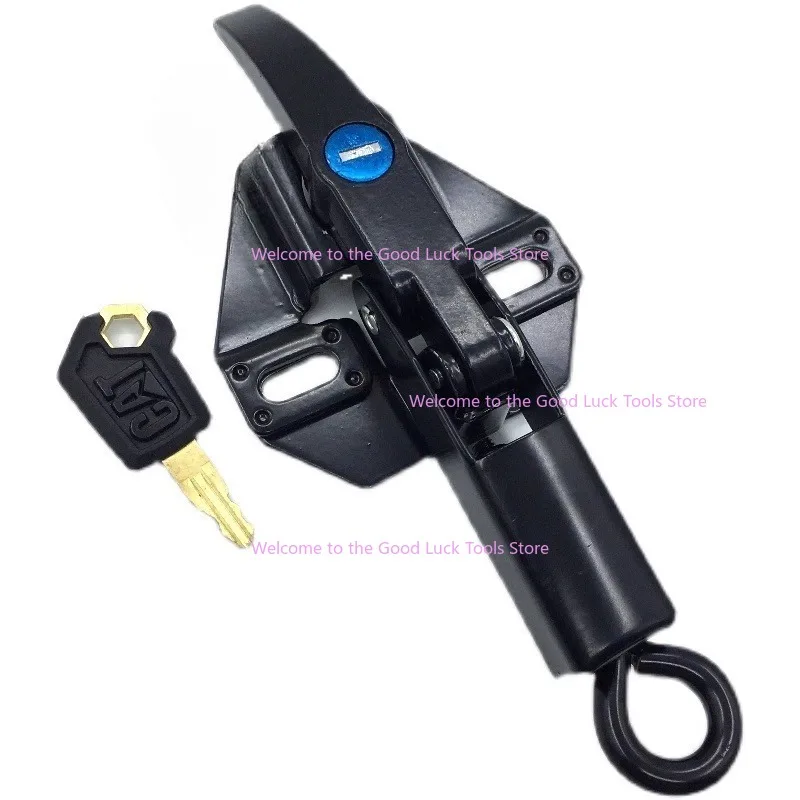 1 unidad de cierre de capó de excavadora, cerradura de capó para Carter CAT200 312 320 330 B C 336D