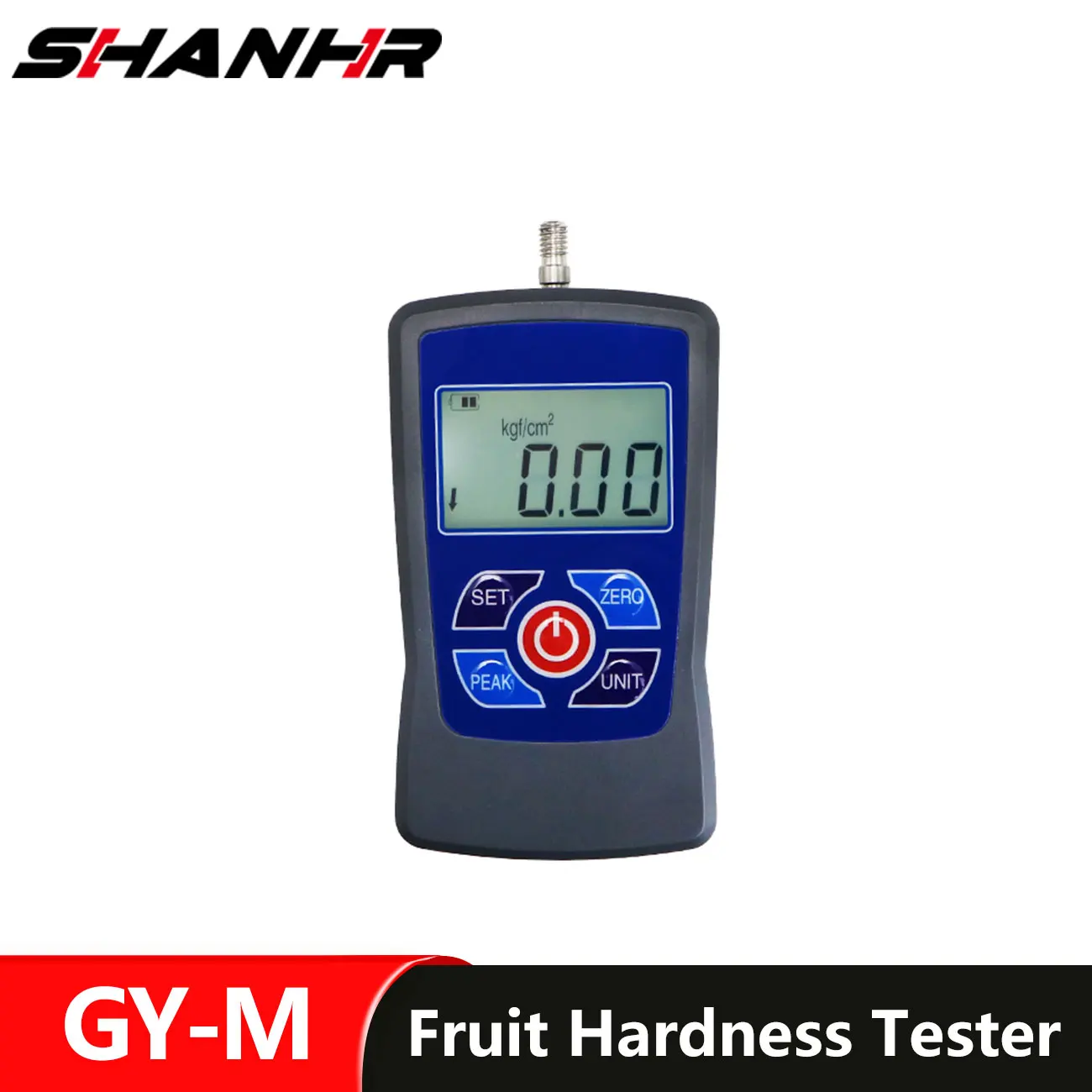 Medidor Digital de Dureza de Frutas SHANHR, Penetrômetro para Frutas como Maçãs, Peras, Morangos e Uvas, etc.