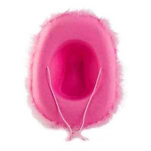 Pink cowboy hat for Mardi gras rave m6cd 8 Main Sales Chapeu Cowboy Rosa - №1