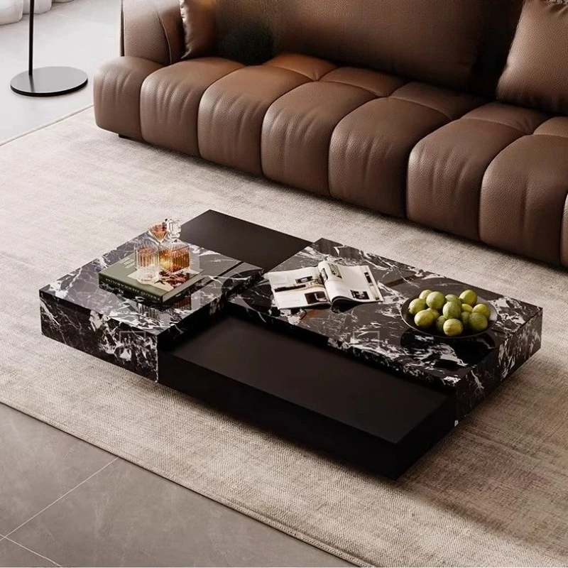 

Italian Minimalist Coffee Table Exquisite Elegant Fashion Retro Coffee Table Living Room Furniture Jamuan Minum Teh YS50CC