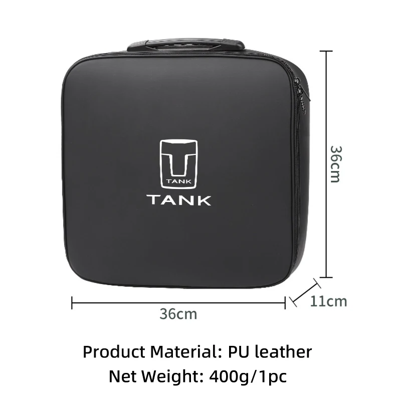 EV Car Charging Cable Storage Box Electric Vehicle Charger Cables Carry Bag For Great Wall GWM Tank 300 Tank500 City 300 Border 6