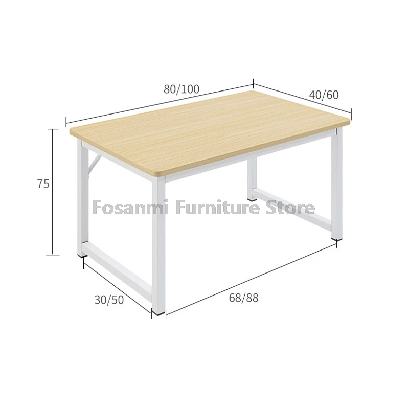 Компактные письменные столы для небольших помещений Современный офисный стол для ПК с прочной рамкой Простой игровой компьютерный стол для домашней комнаты