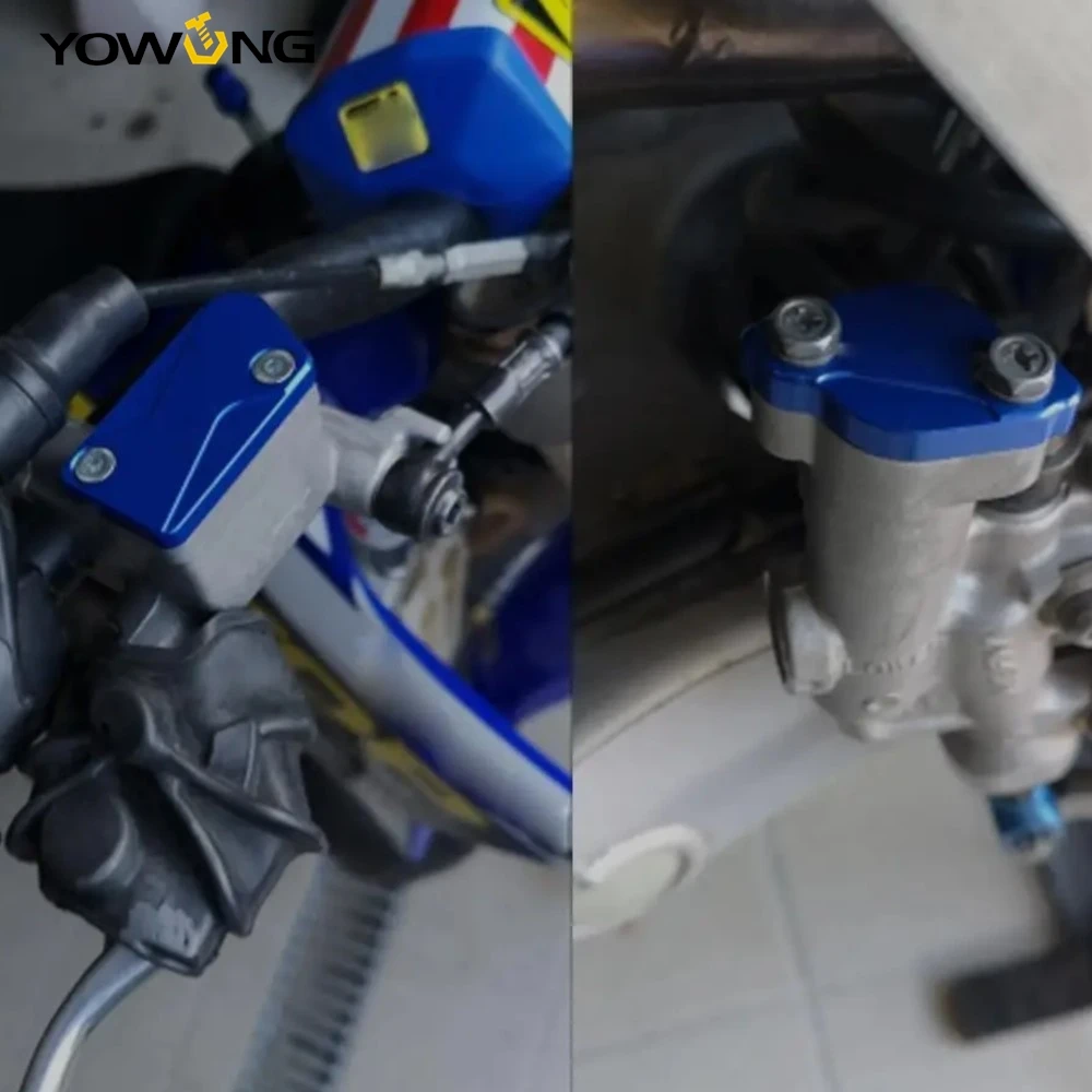 

CNC Front Rear Brake Reservoir Fluid Cover For YAMAHA YZ125 YZ250F YZ450F Tricker XG250 SEROW250 XT250X WR250R WR250X WR450F