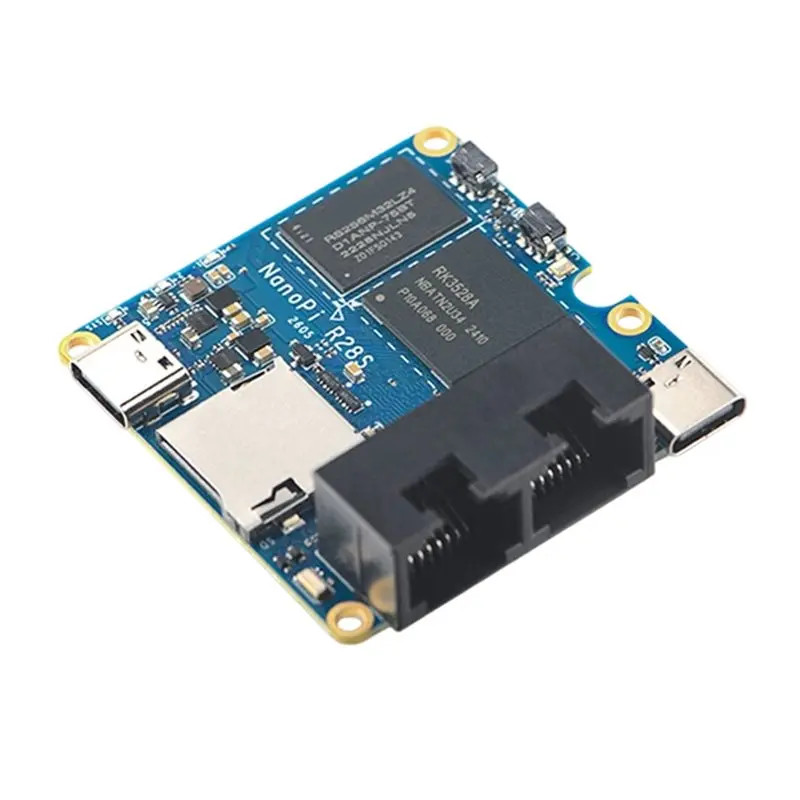 A53M-Dual Gigabit Ethernet Ports 1GB RAM RK3528 For Nanopi R28S Development Board Supports EMMC/Wifi Bluetooth