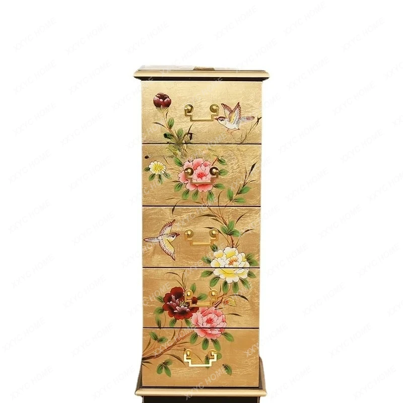 

Угловой узкий шкаф-тумба из массива дерева для дивана-кровати, прикроватный, с узким выемом