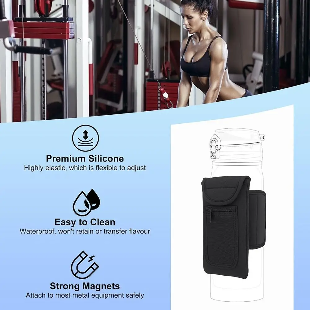 Supporto Magnetico Per Telefono Da Palestra - 6 Magneti N52, Rotazione 360°, Per IPhone E Samsung, Accessorio Fitness - 2