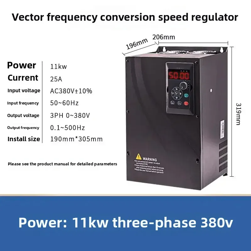

380 v three-phase vector inverter 7.5/11/2.2/3 1.5/5.5/15/22/30/37 kw blower pump speed