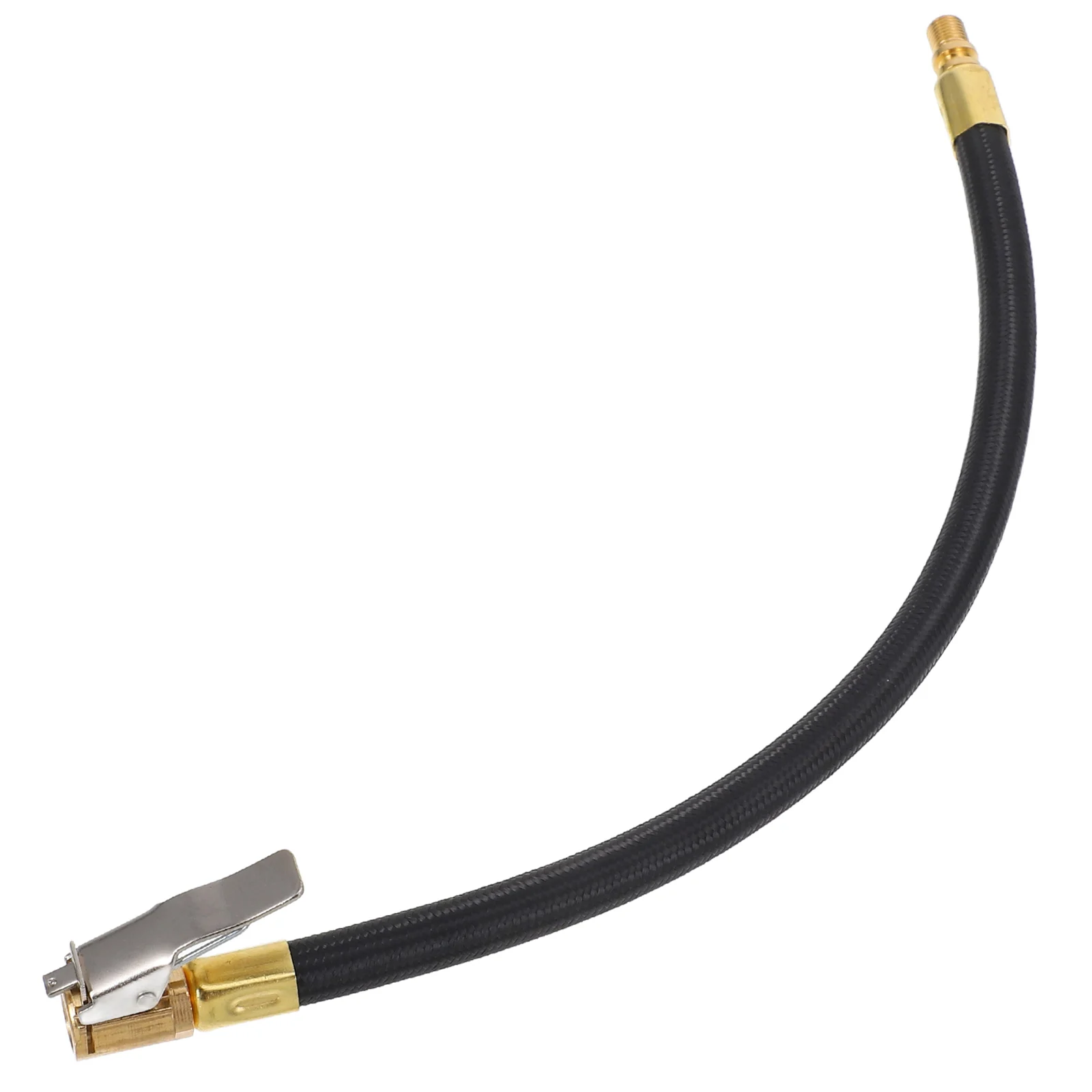 

Air Pump Accessories Tire Inflator Hose Extension Steel Tube Chuck Quick Release Cord Efficient Inflation Sturdy Construction